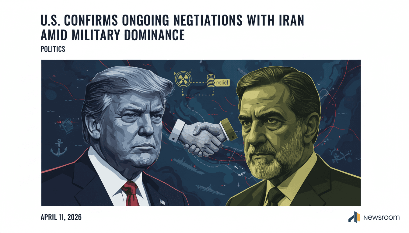U.S. Confirms Ongoing Negotiations with Iran Amid Military Dominance
