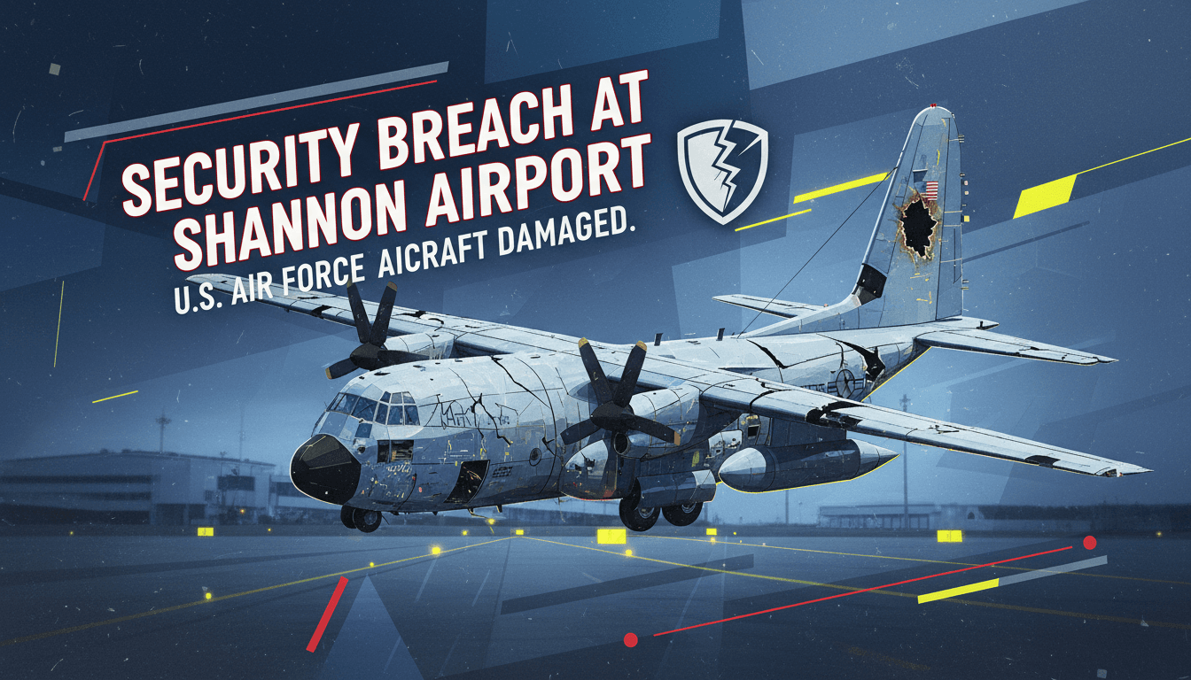 Security breach at Shannon Airport leads to damage of U.S. Air Force aircraft