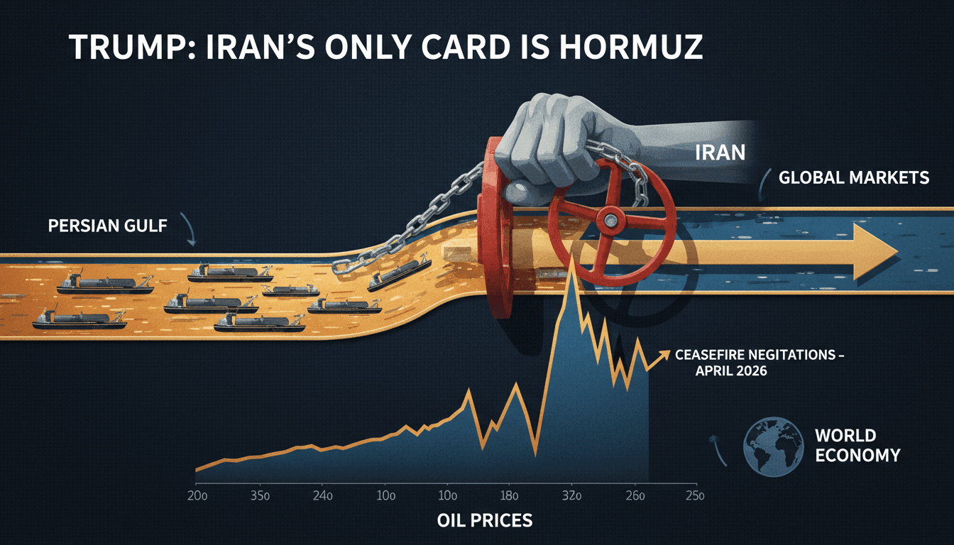 Trump Asserts Iran's Leverage Limited to Strait of Hormuz in Ceasefire Negotiations