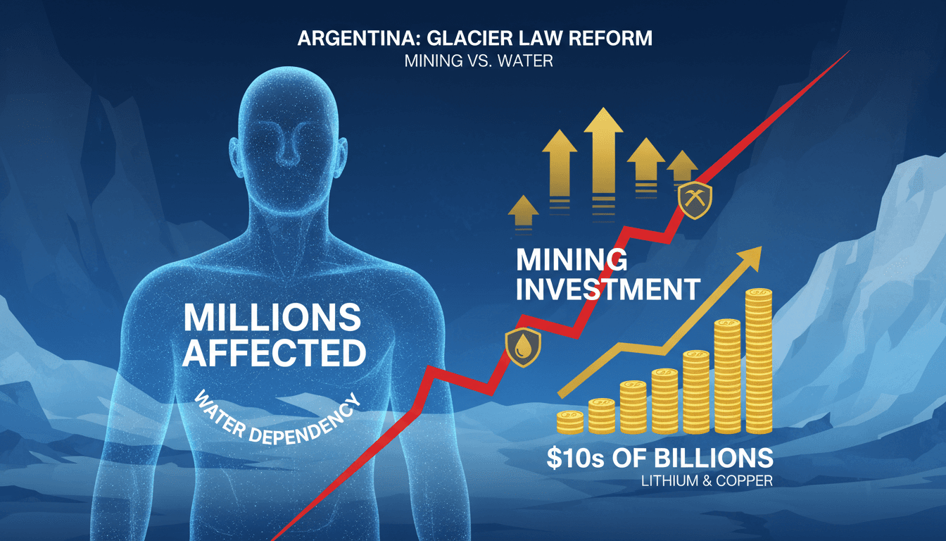 Argentina's Chamber of Deputies Approves Reform to Glacier Protection Law to Facilitate Mining