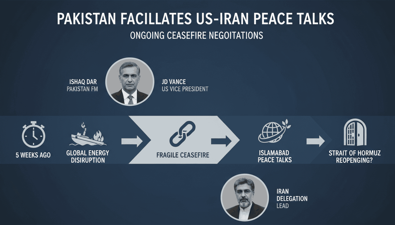 Pakistan Facilitates US-Iran Peace Talks Amid Ongoing Ceasefire Negotiations