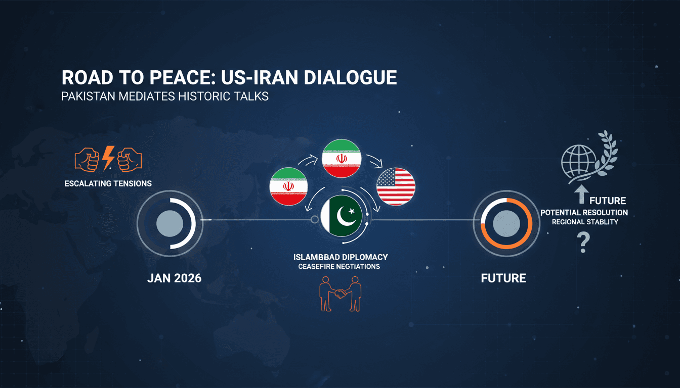 Iranian and Pakistani Leaders Engage in Diplomatic Talks Ahead of US Ceasefire Negotiations