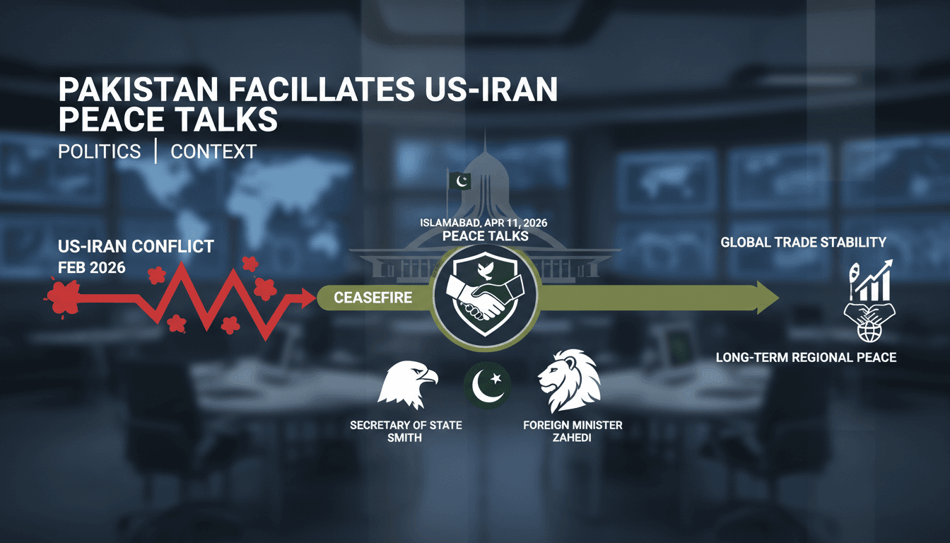 Pakistan Facilitates US-Iran Peace Talks Amid Ongoing Conflict