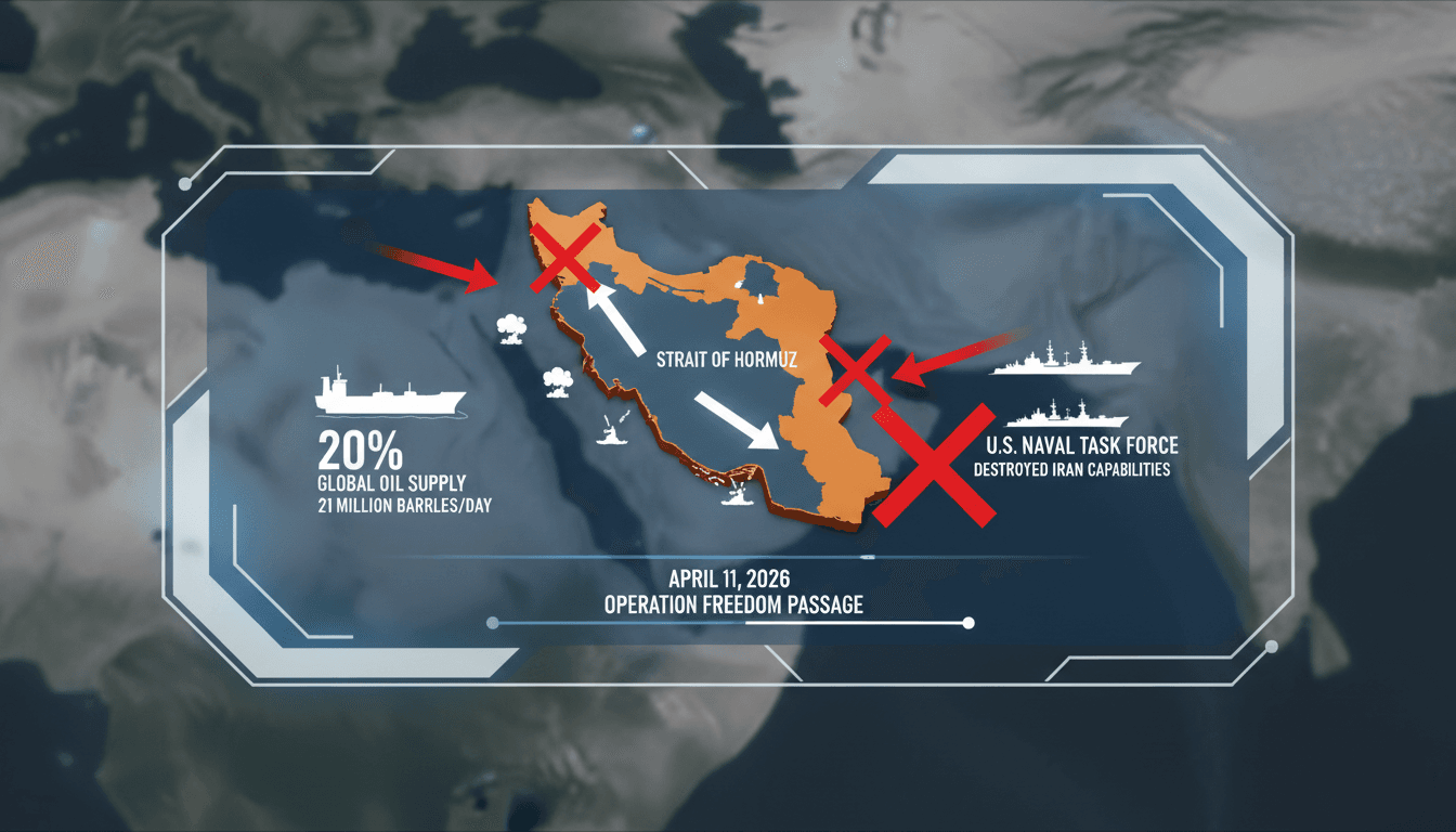 U.S. Launches Military Operation to Clear Strait of Hormuz Amid Iranian Threats