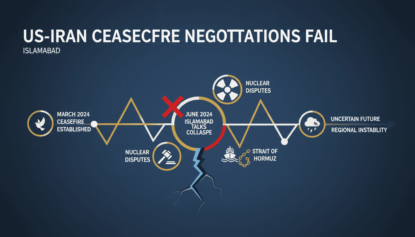 US-Iran Ceasefire Negotiations Fail in Islamabad Over Nuclear Disputes