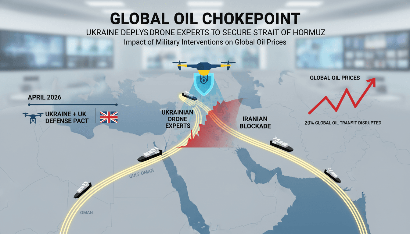 Ukraine Deploys Drone Experts to Secure Strait of Hormuz Amid Iranian Blockade