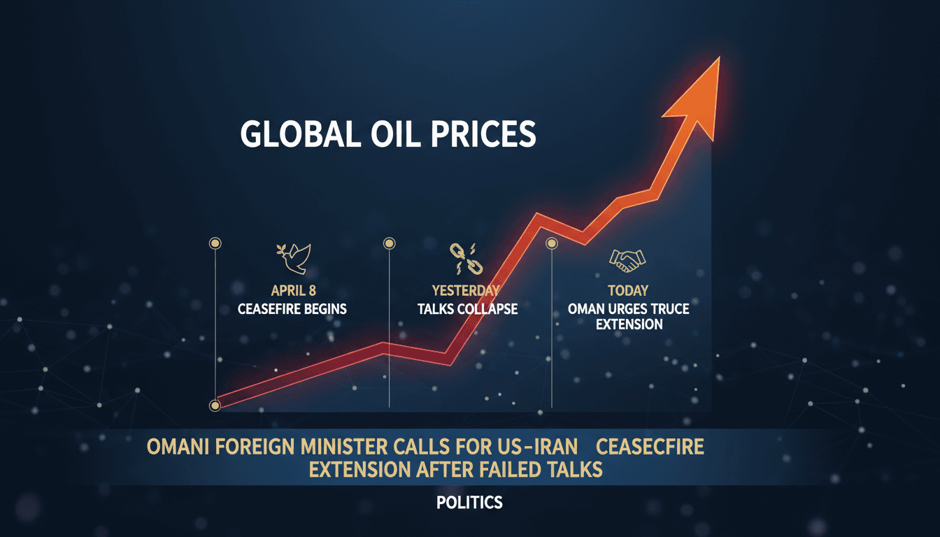 Omani Foreign Minister Calls for US-Iran Ceasefire Extension After Failed Talks