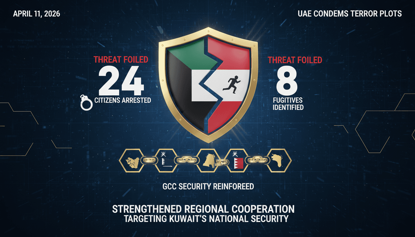 UAE Condemns Foiled Terrorist Plots Targeting Kuwait's National Security