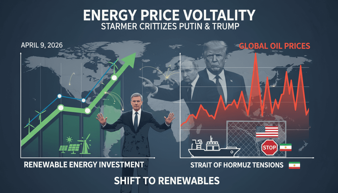 UK Prime Minister Starmer Criticizes Putin and Trump for Energy Price Volatility Amid Strait of Hormuz Tensions