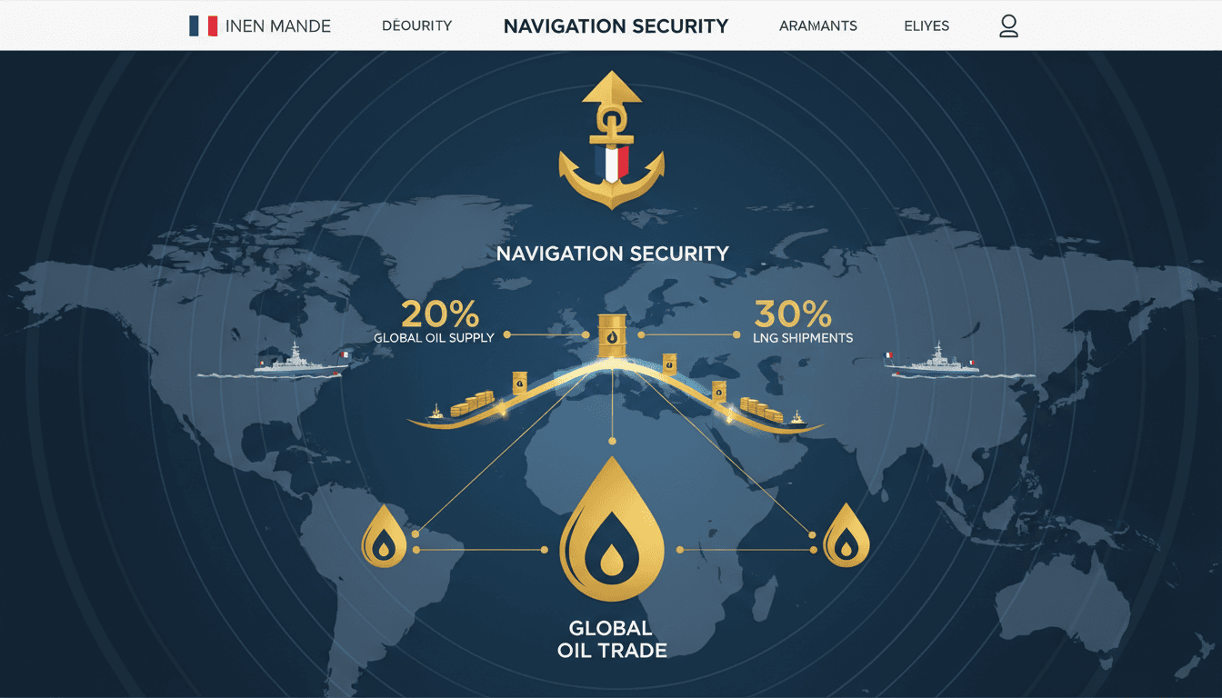France Offers Support for Navigation Security in Strait of Hormuz