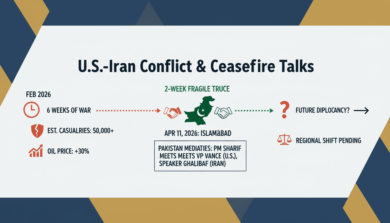 Pakistan Mediates U.S.-Iran Ceasefire Talks Amid Ongoing Conflict