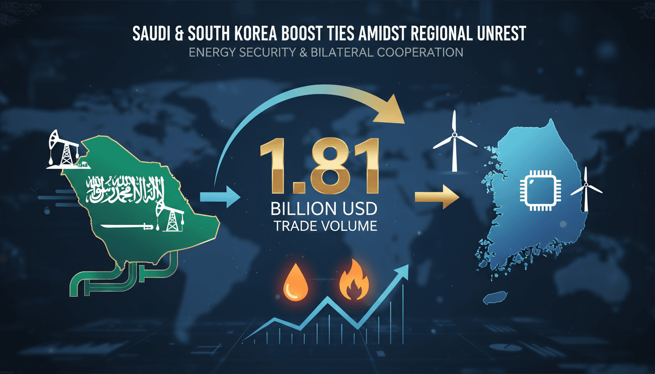 Saudi and South Korea Discuss Bilateral Cooperation Amid Regional Tensions