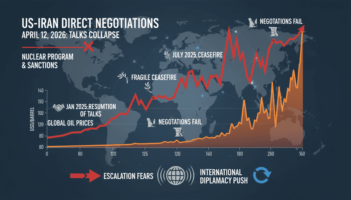 US-Iran Direct Negotiations Fail Amid International Calls for Diplomacy