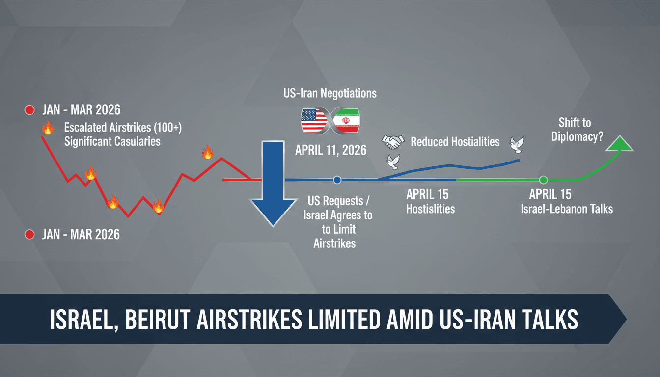 Israel Agrees to Limit Airstrikes on Beirut Amid US-Iran Negotiations