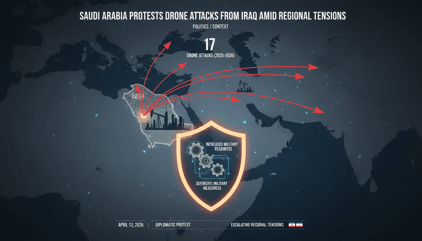 Saudi Arabia Protests Drone Attacks from Iraq Amid Regional Tensions