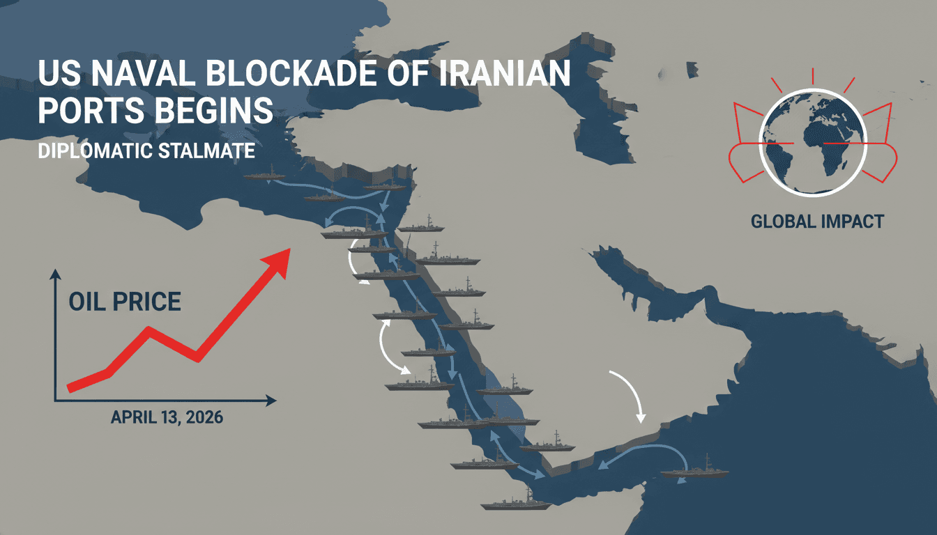 US Naval Blockade of Iranian Ports Begins Amid Diplomatic Stalemate