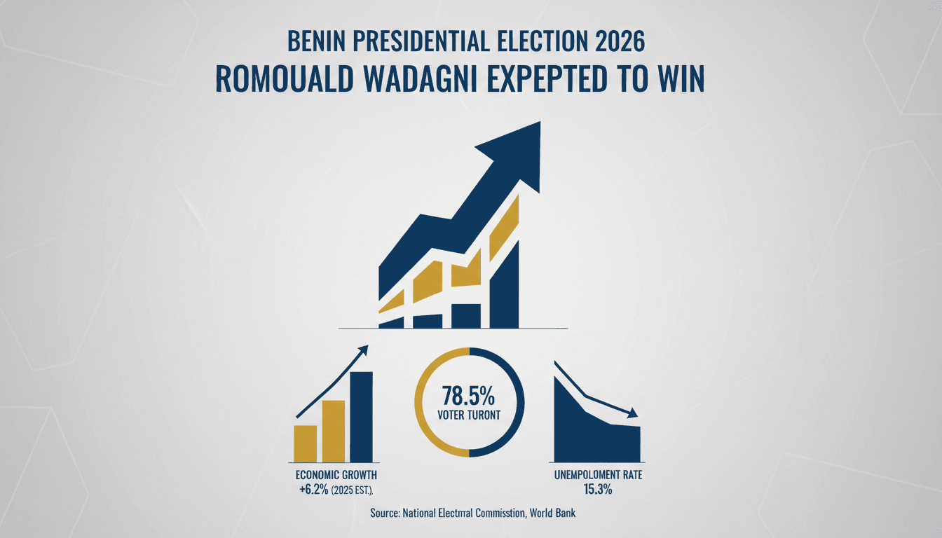 Finance Minister Romuald Wadagni Expected to Win Beninese Presidential Election
