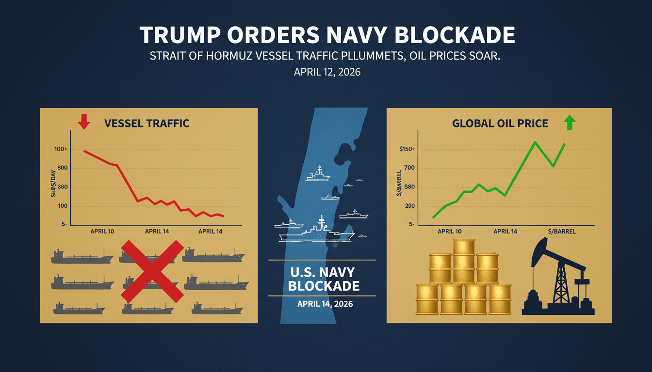 Trump Orders U.S. Navy to Blockade Strait of Hormuz Following Failed Iran Peace Talks