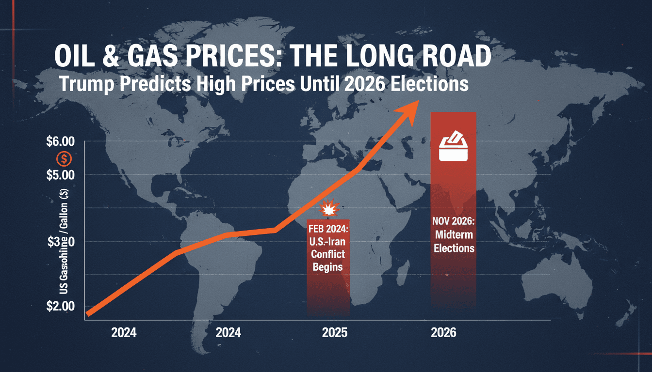 Trump Predicts High Oil and Gas Prices May Persist Until November 2026 Elections