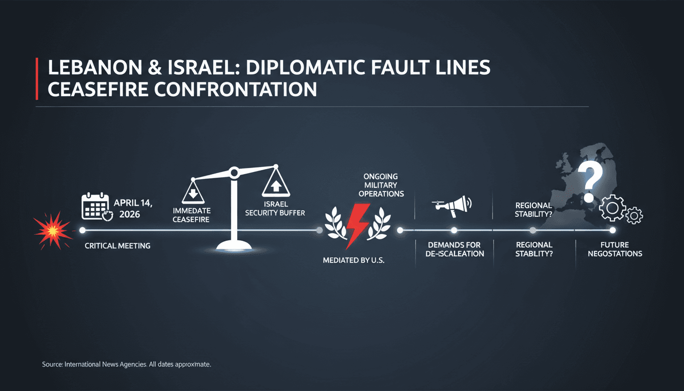 Lebanon and Israel Prepare for Diplomatic Confrontation Over Ceasefire Terms
