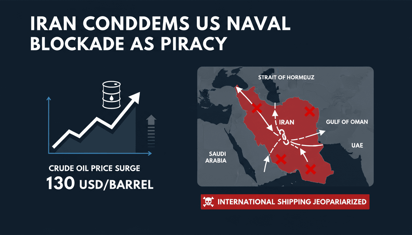Iran Condemns US Naval Blockade of Strait of Hormuz as Piracy