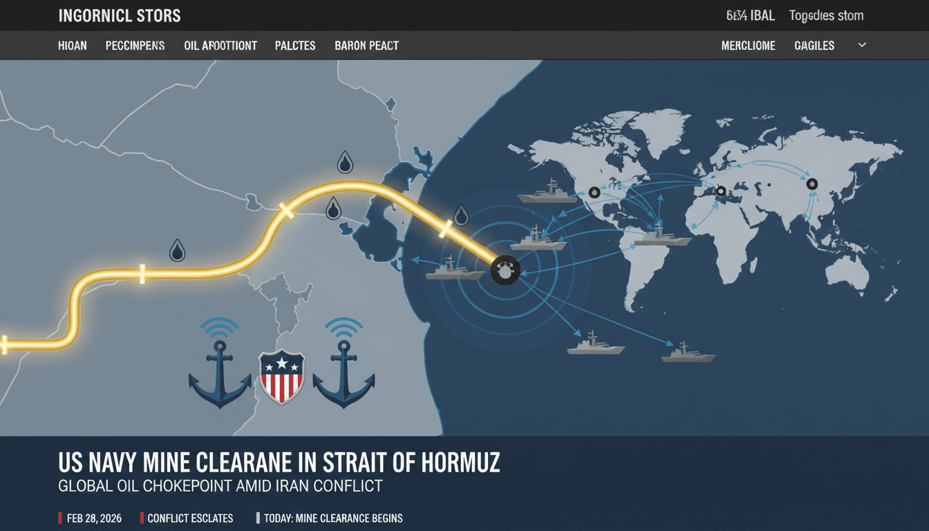 US Navy Begins Mine Clearance in Strait of Hormuz Amid Ongoing Iran Conflict