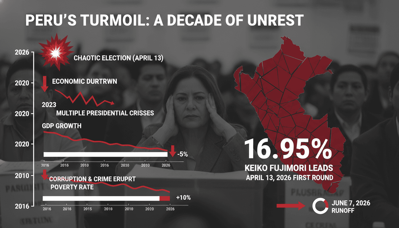 Keiko Fujimori Leads in Peru's Chaotic First Round of General Election