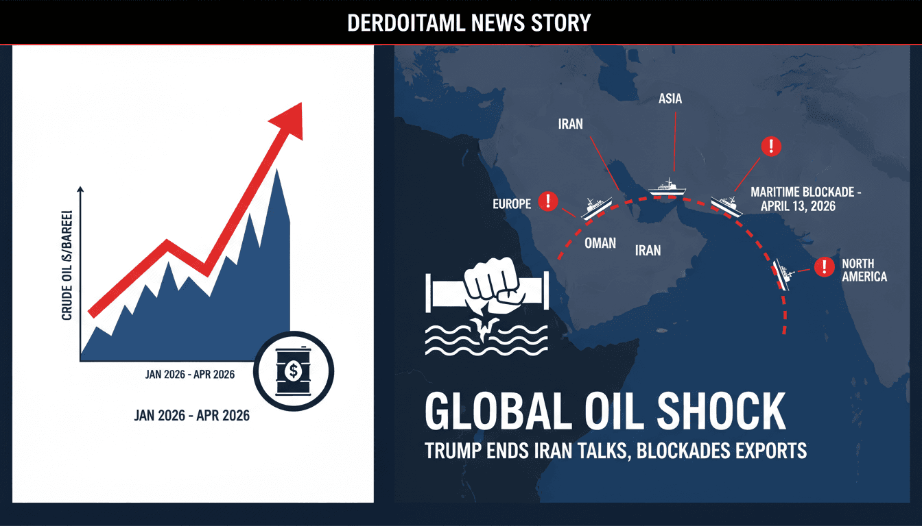 Trump Ends Iran Negotiations and Announces Maritime Blockade on Oil Exports