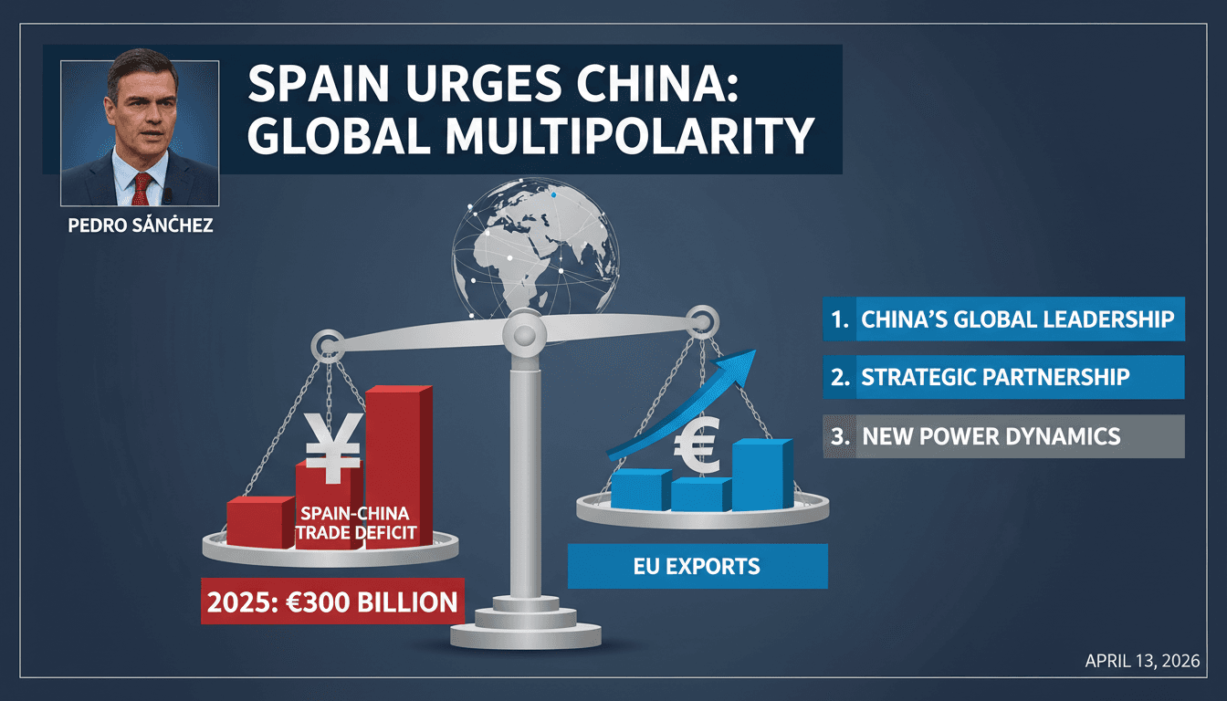 Spanish Prime Minister Calls for China's Greater Role in Global Multipolarity