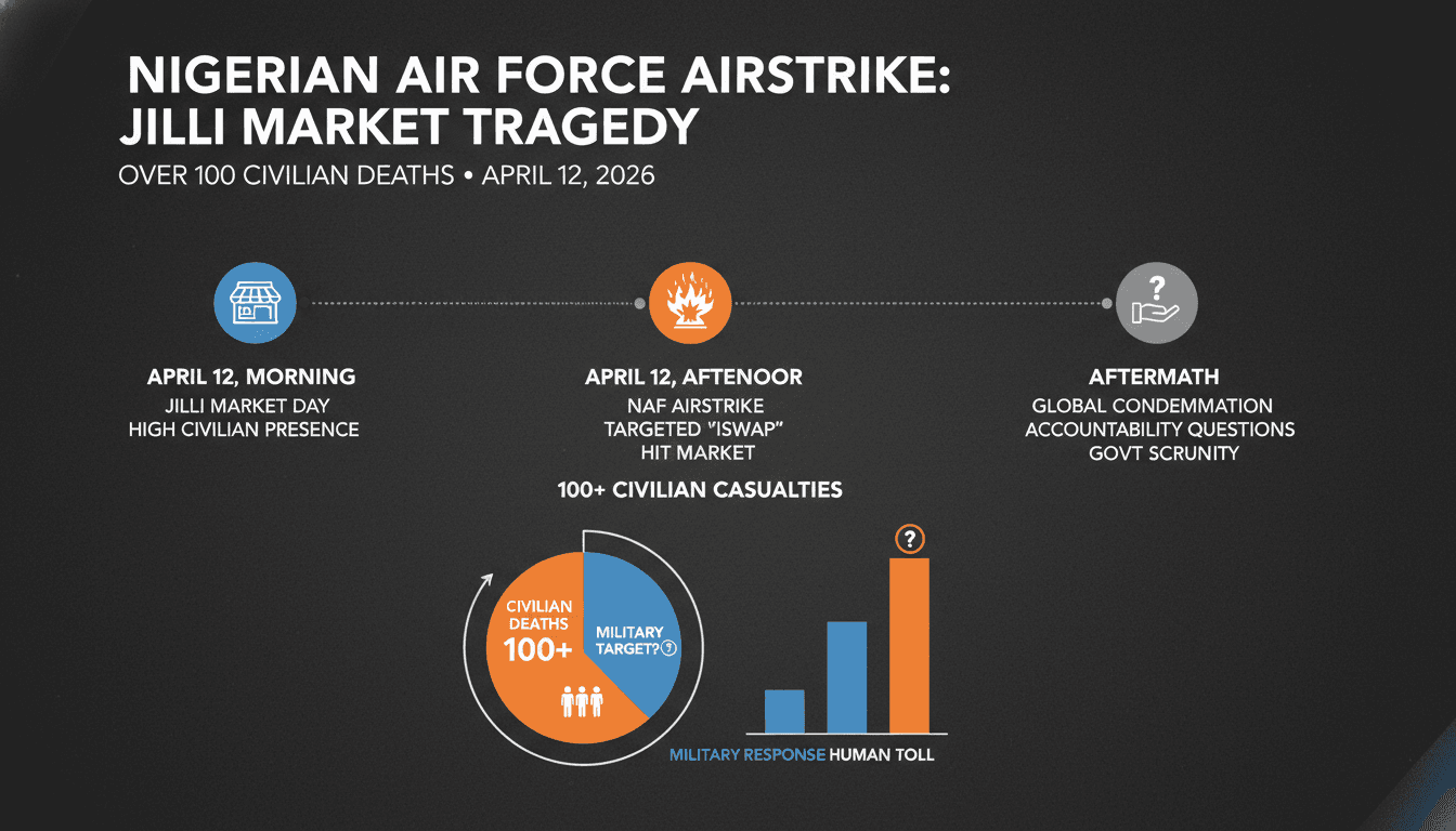 Nigerian Air Force Airstrike in Jilli Market Results in Over 100 Civilian Deaths