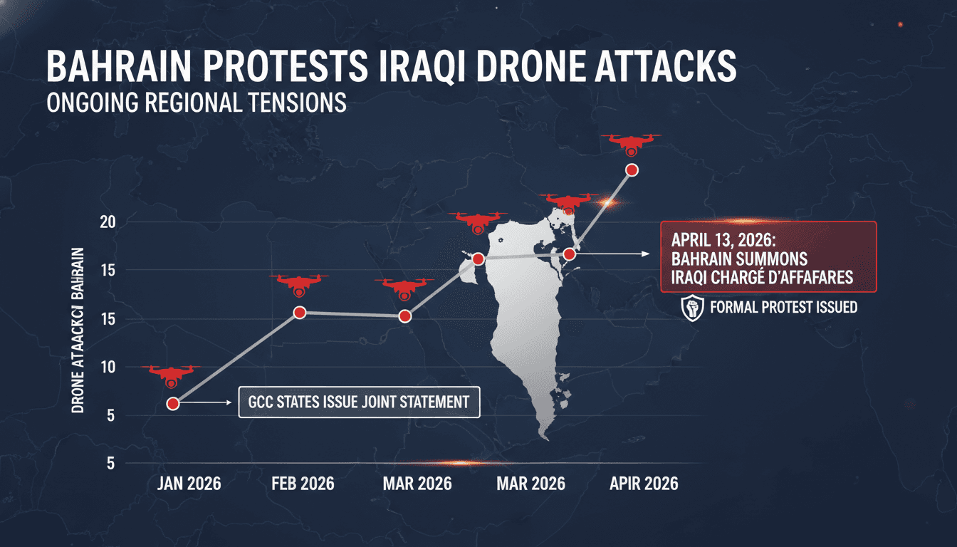 Bahrain Protests Iraqi Drone Attacks Amid Ongoing Regional Tensions