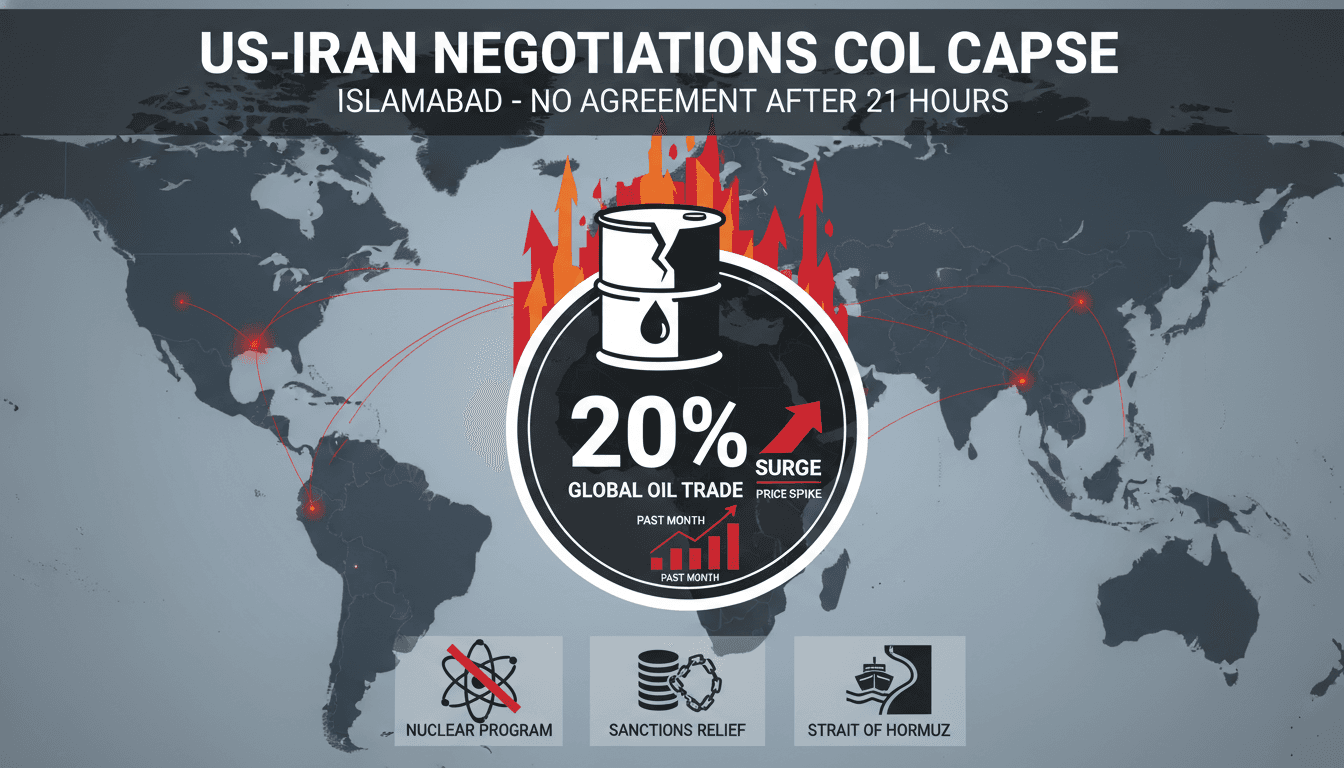 US-Iran Negotiations in Islamabad Fail to Reach Agreement
