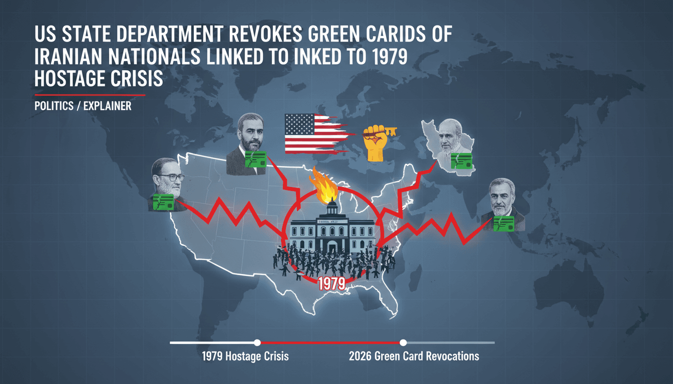 US State Department Revokes Green Cards of Iranian Nationals Linked to 1979 Hostage Crisis
