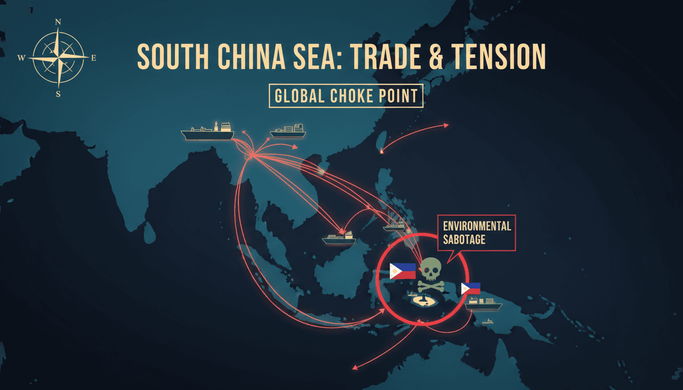 Philippines Accuses China of Environmental Sabotage at Second Thomas Shoal
