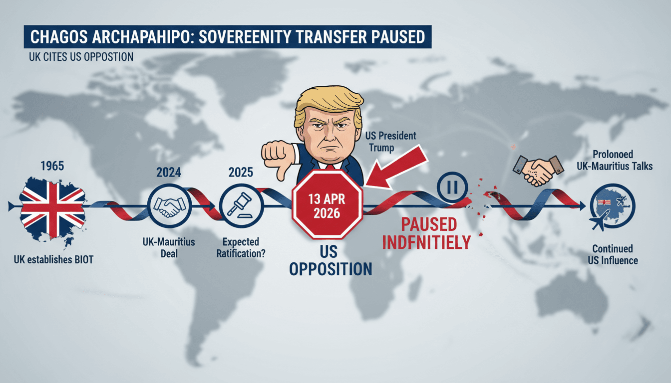 UK Pauses Chagos Archipelago Sovereignty Transfer Agreement Due to US Opposition