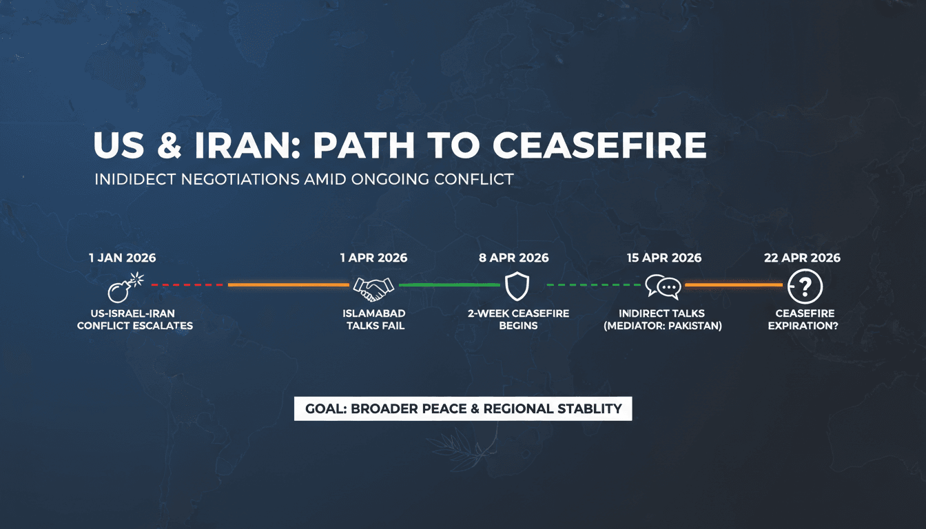 US and Iran Engage in Indirect Negotiations to Extend Ceasefire Amid Ongoing Conflict