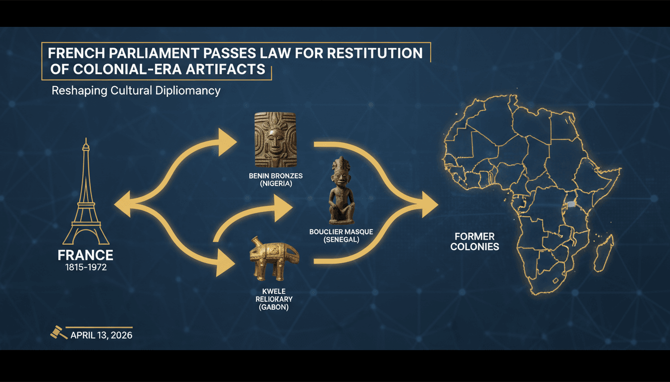 French Parliament Passes Law for Restitution of Colonial-Era Artifacts