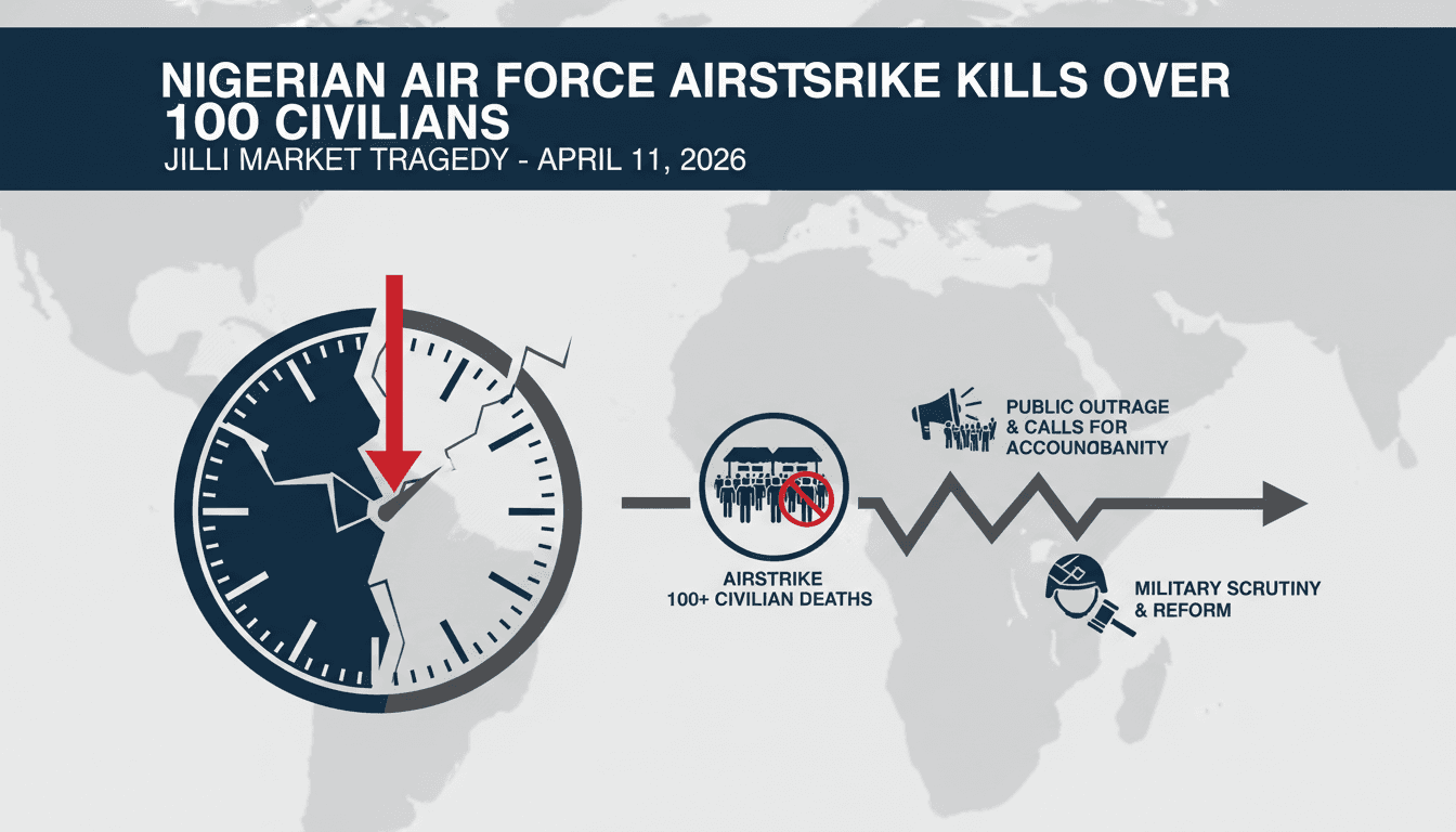Nigerian Air Force airstrike kills over 100 civilians at Jilli market