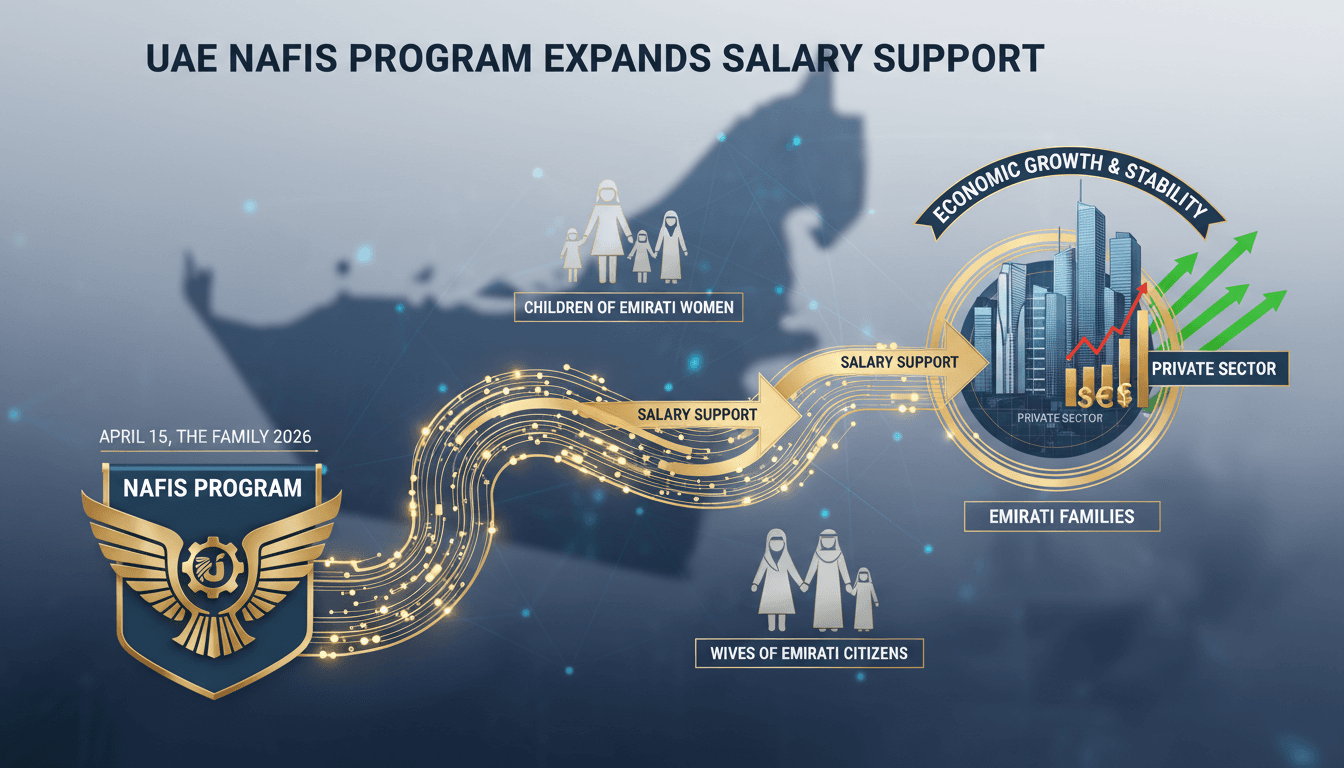 UAE Nafis Program Expands Salary Support to Families of Emirati Citizens