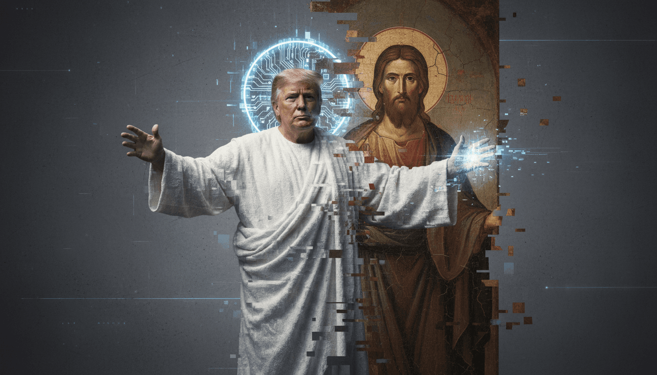 Trump Deletes Controversial AI Image After Backlash from Conservative Christians