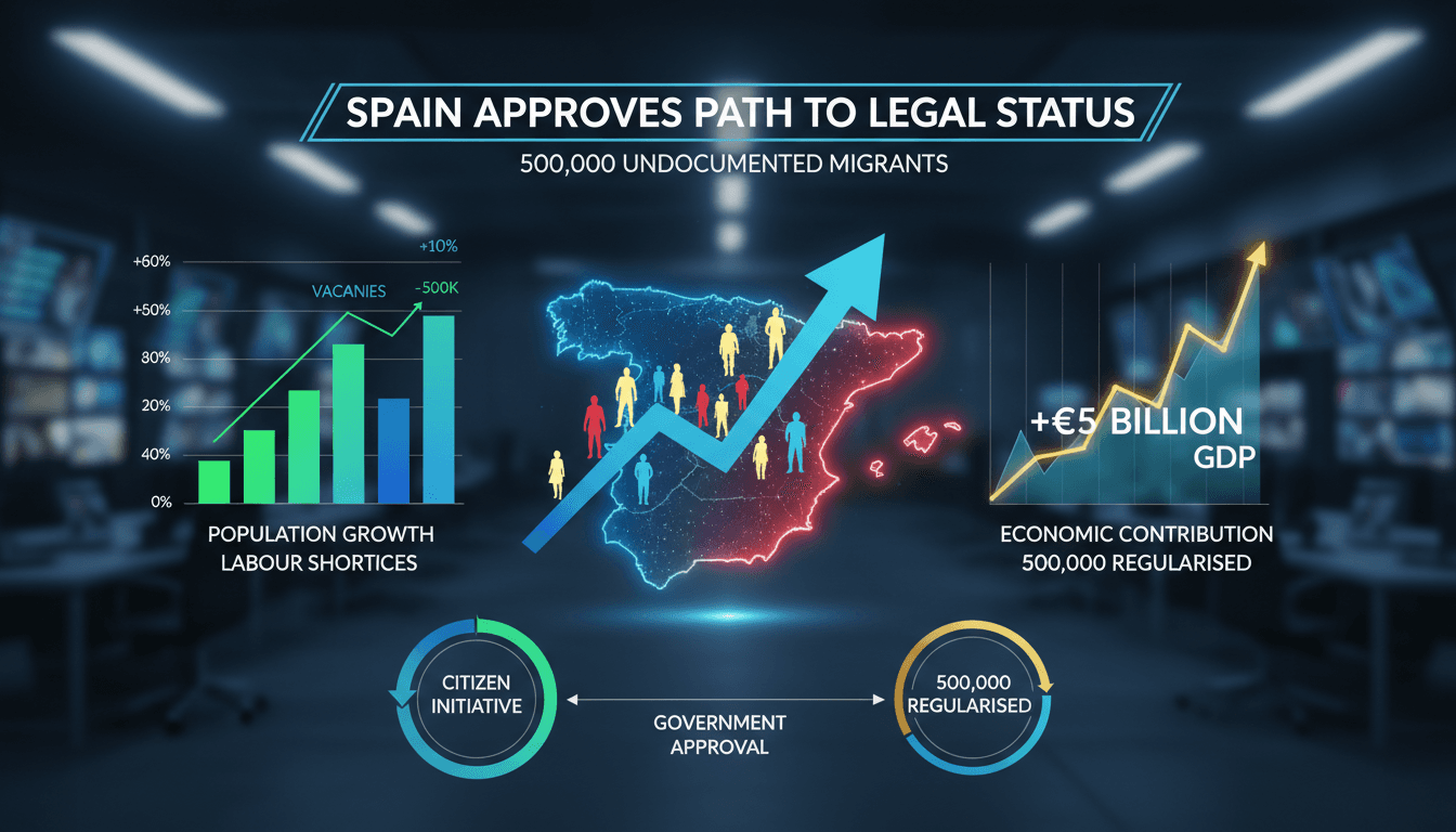 Spanish Government Approves Regularisation for 500,000 Undocumented Migrants