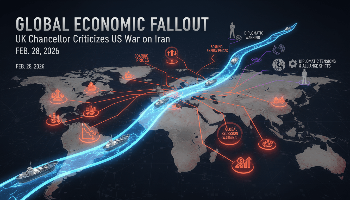 UK Chancellor Criticizes US War on Iran as Economic Fallout Escalates