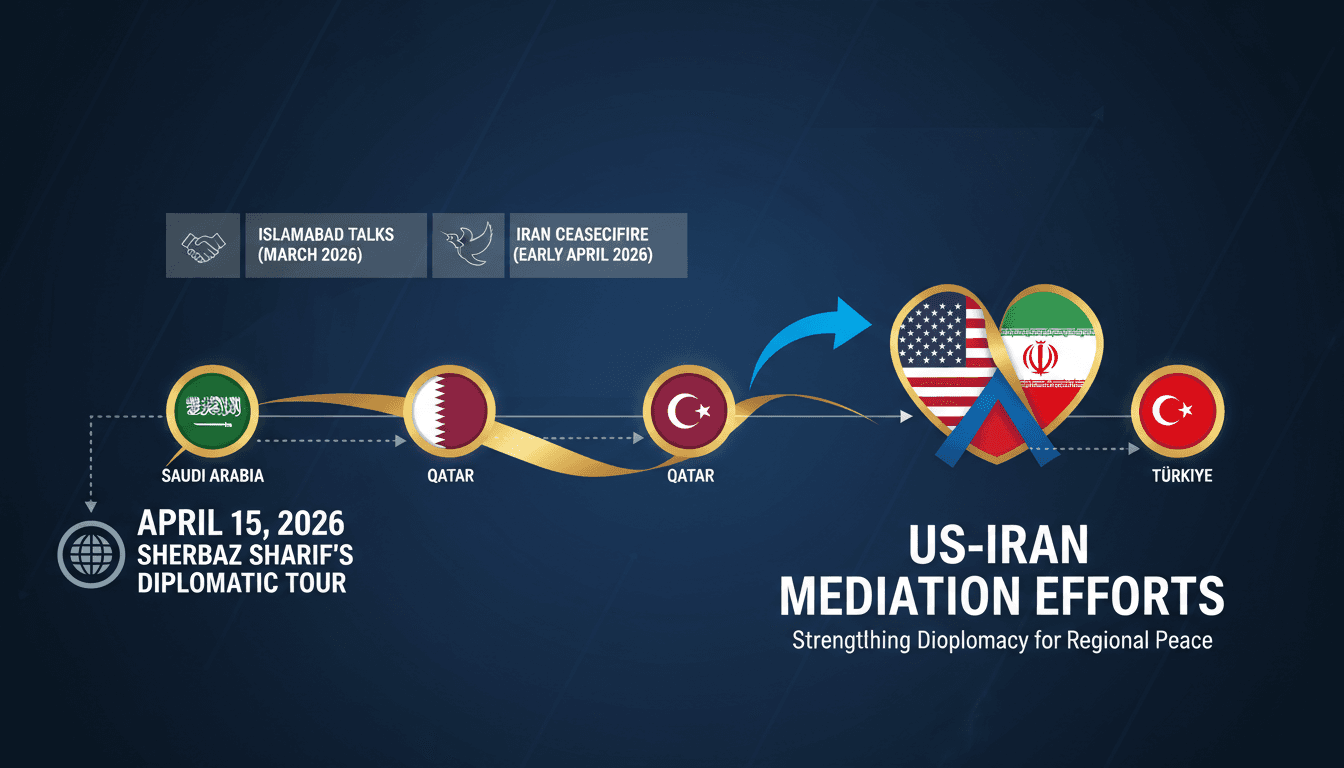 Shehbaz Sharif's Diplomatic Tour Aims to Strengthen US-Iran Mediation Efforts