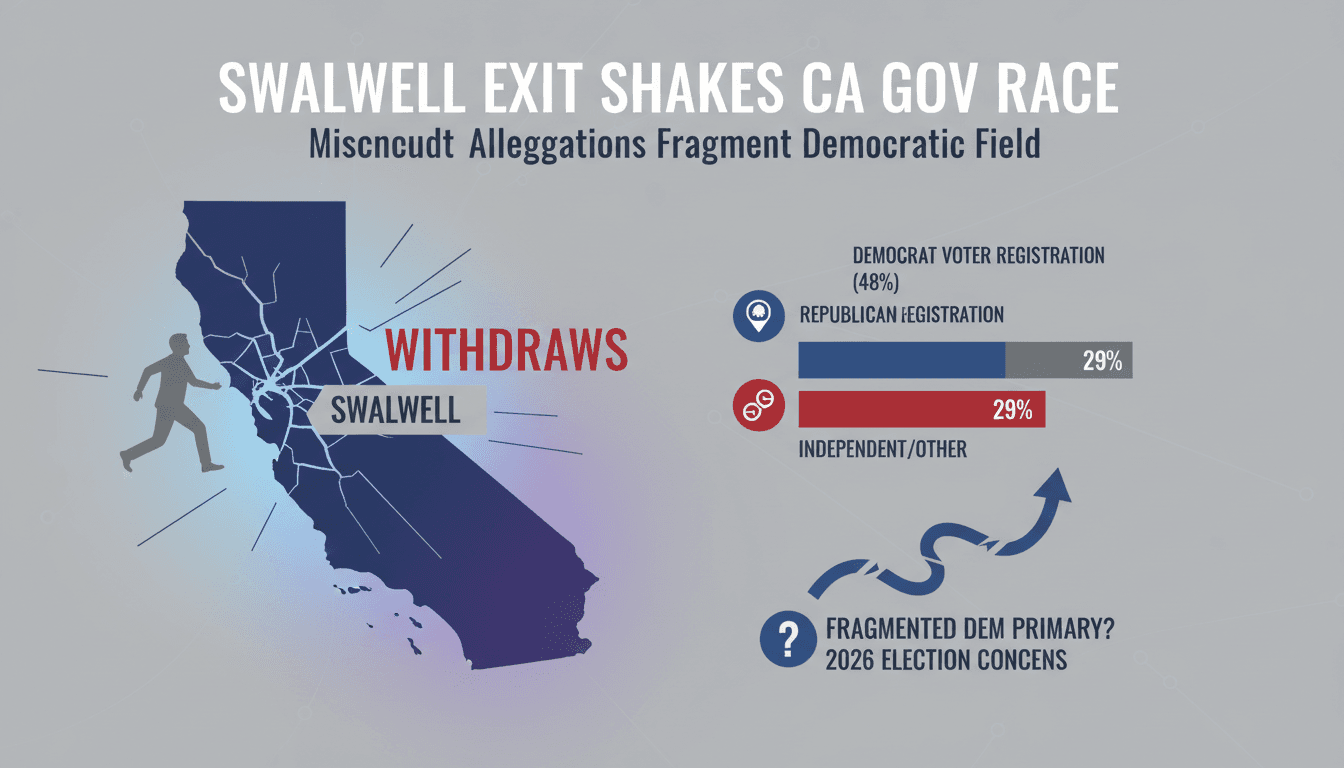 Eric Swalwell Withdraws from California Gubernatorial Race Amid Misconduct Allegations