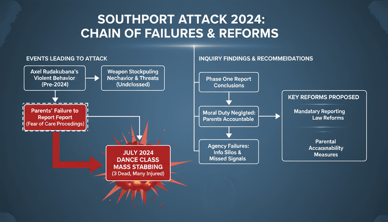 Southport Inquiry Finds Parents Failed to Report Son's Violent Behavior Before 2024 Attack