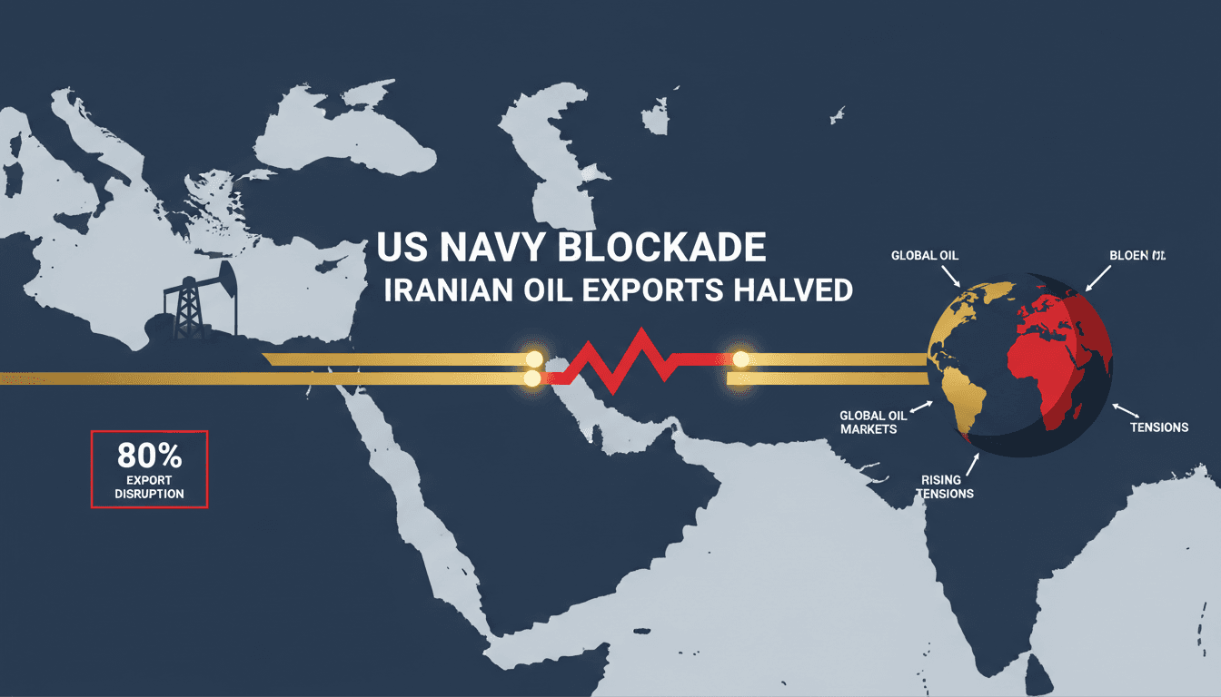 US Navy Enforces Blockade on Iranian Oil Exports in Strait of Hormuz