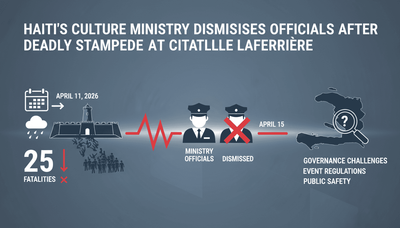 Haiti's Culture Ministry Dismisses Officials After Deadly Stampede at Citadelle Laferrière