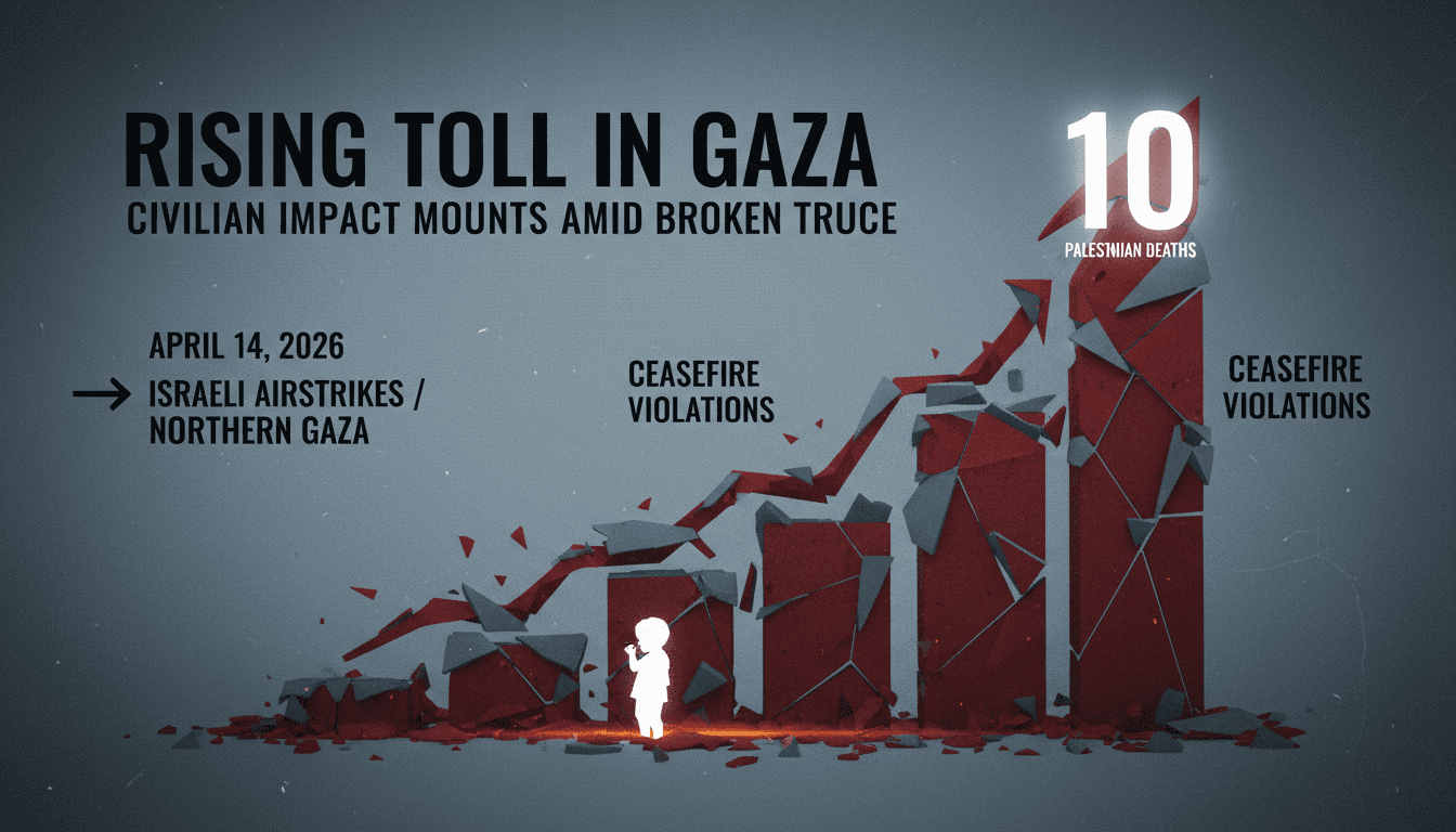 Israeli Airstrikes Result in 10 Palestinian Deaths Amid Ceasefire Violations