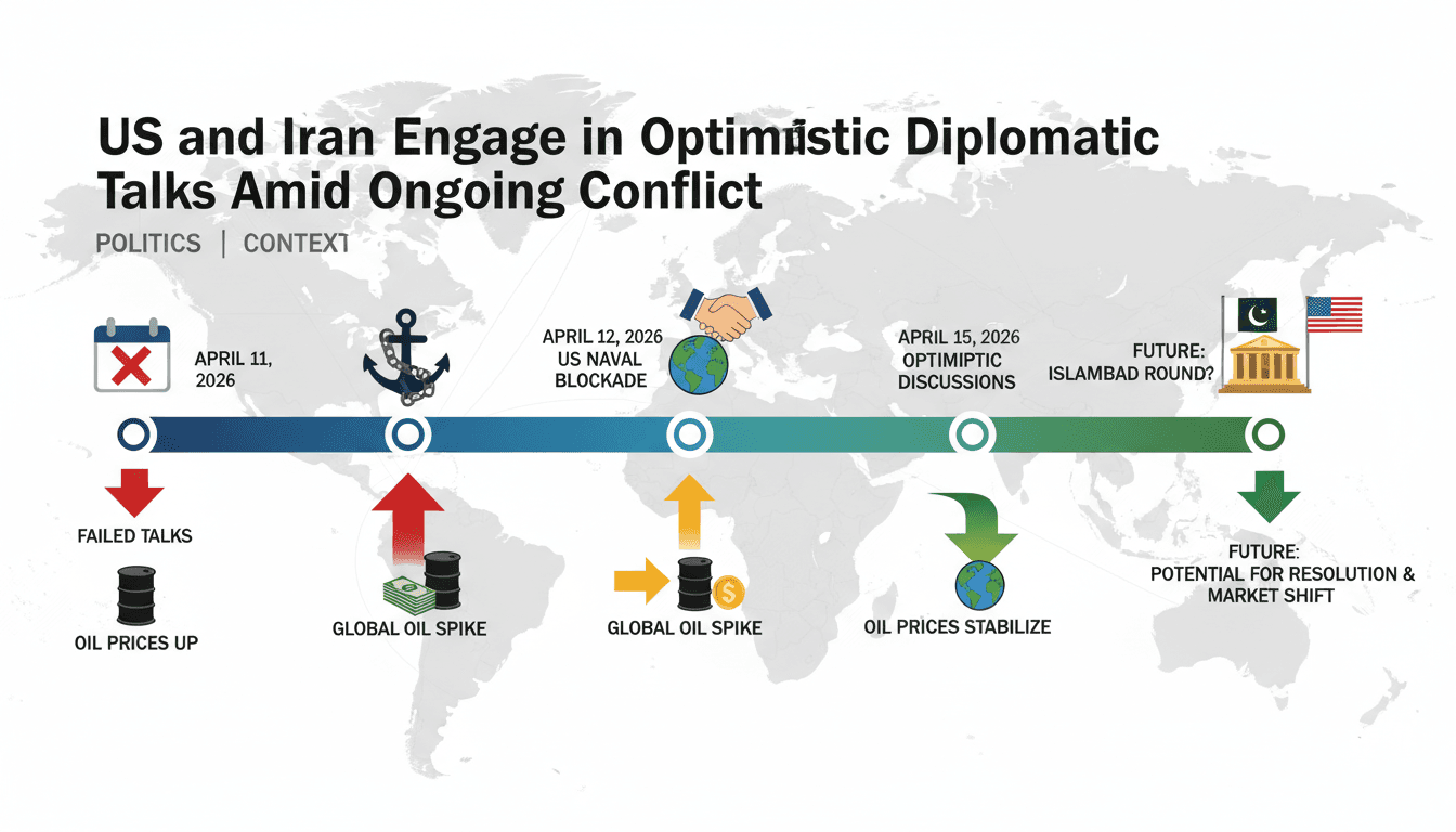 US and Iran Engage in Optimistic Diplomatic Talks Amid Ongoing Conflict