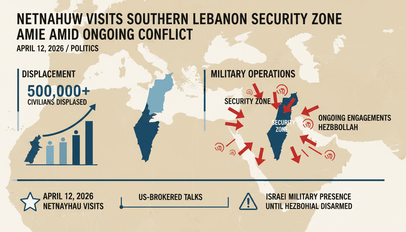 Netanyahu Visits Southern Lebanon Security Zone Amid Ongoing Conflict